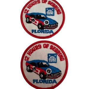 1985 12 Hours of Sebring Florida Patches